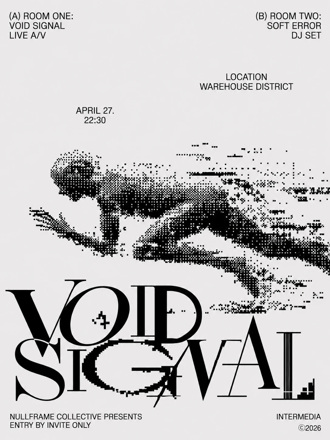 品牌海报（3）作品：02 · VOID SIGNAL