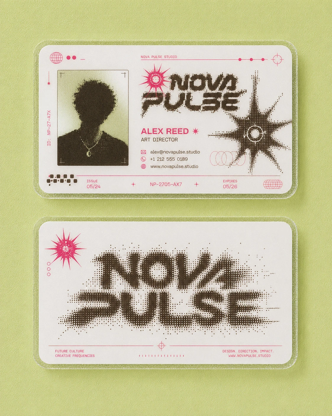 名片设计作品 2：NOVA PULSE