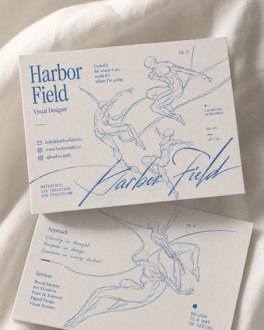名片设计作品 4：HARBOR FIELD