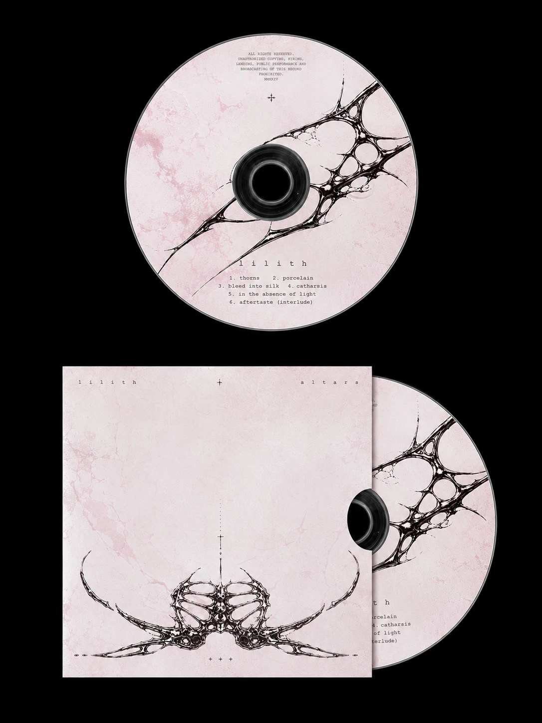 CD 设计作品 8：LILITH · ALTARS