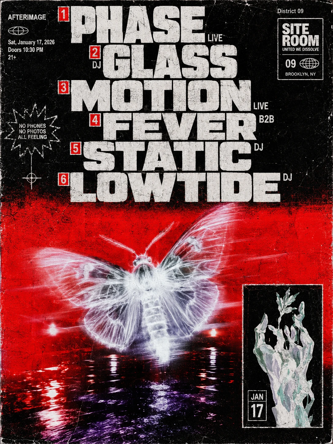 实验风格作品：06 · PHASE GLASS / MOTION FEVER / STATIC LOWTIDE