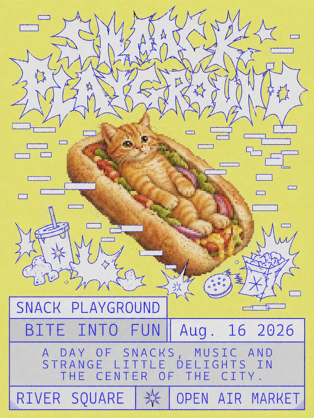 实验风格作品：08 · SNACK PLAYGROUND