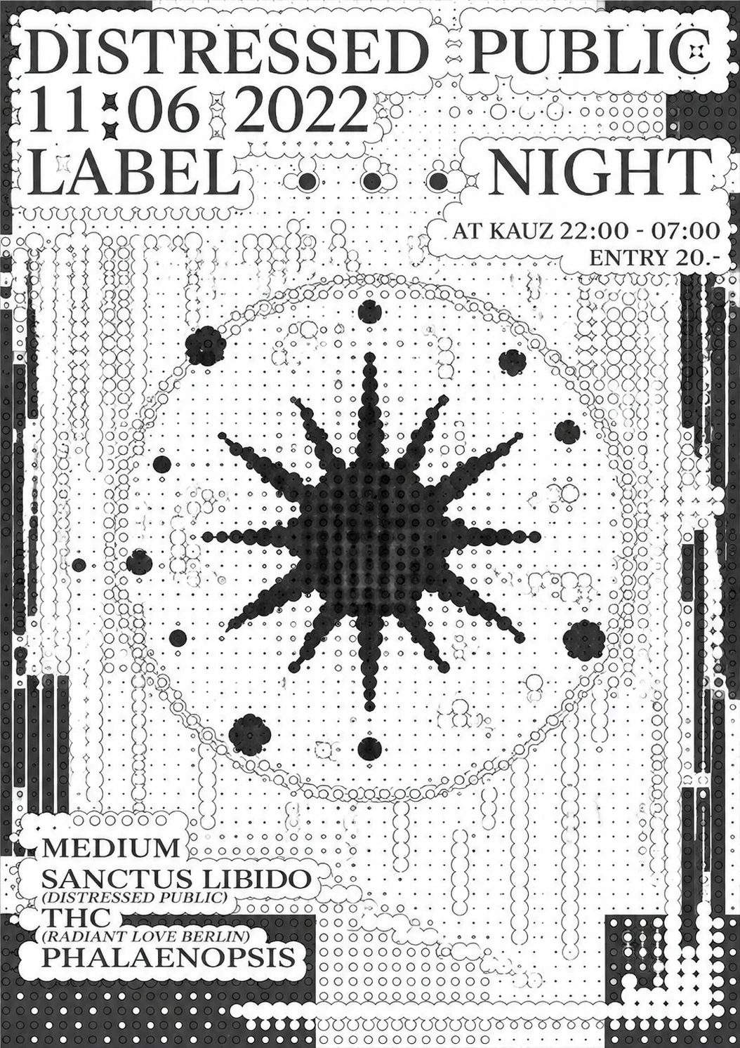 实验风格作品：12 · DISTRESSED PUBLIC LABEL NIGHT